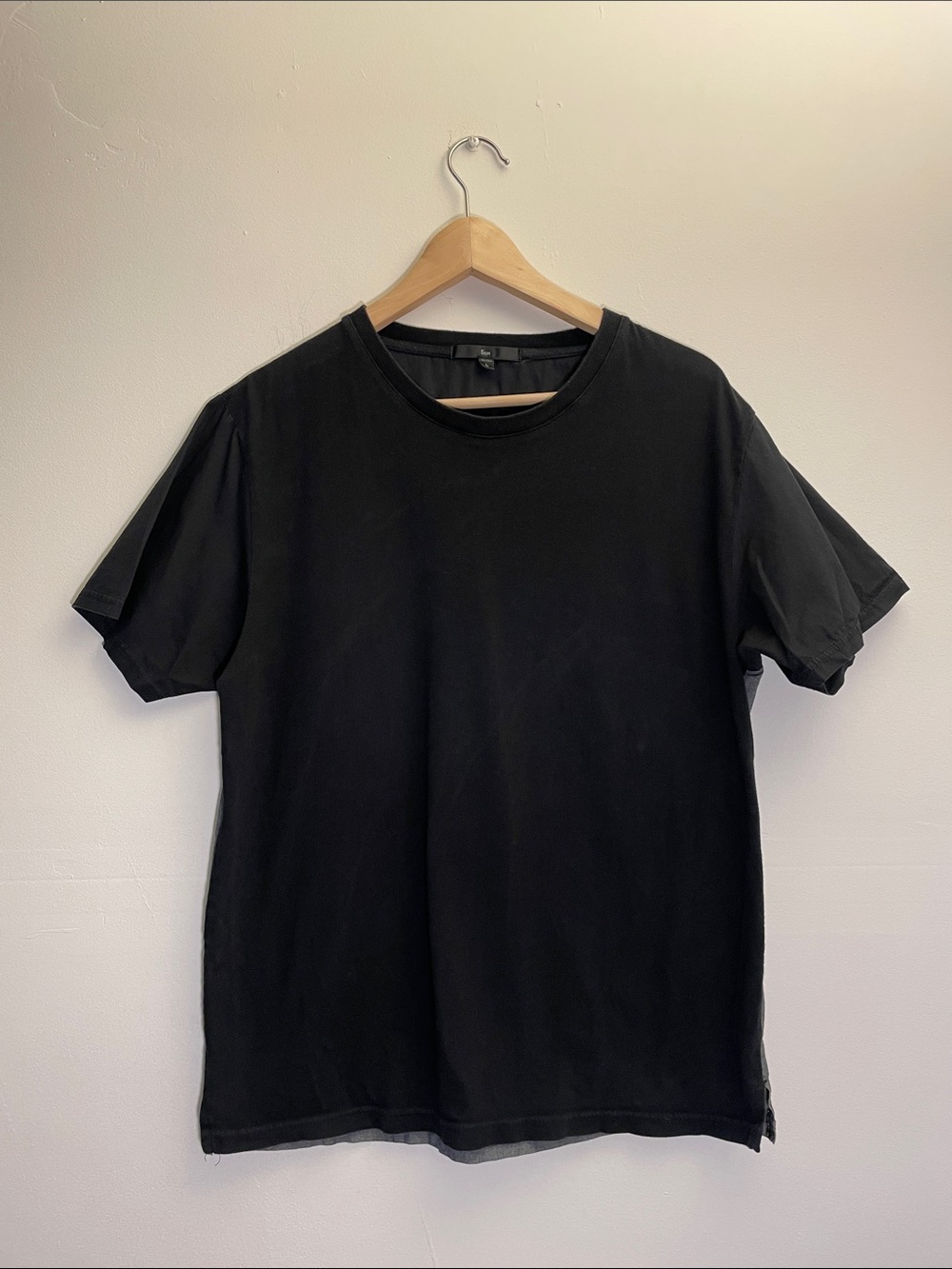 ITS5CM Black and Chambray T-Shirt Size L